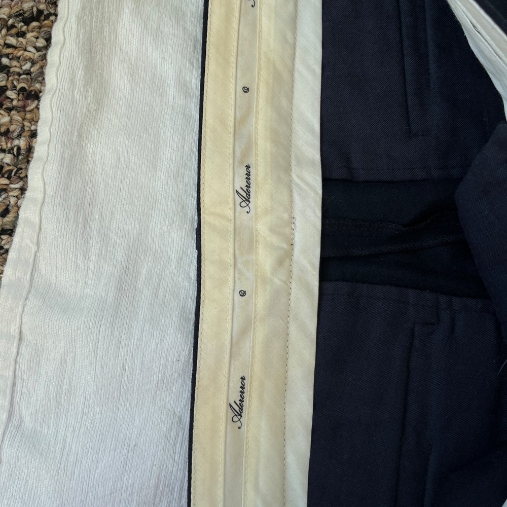 Ader Error Wool Pants — Deep Navy/Black - image 8